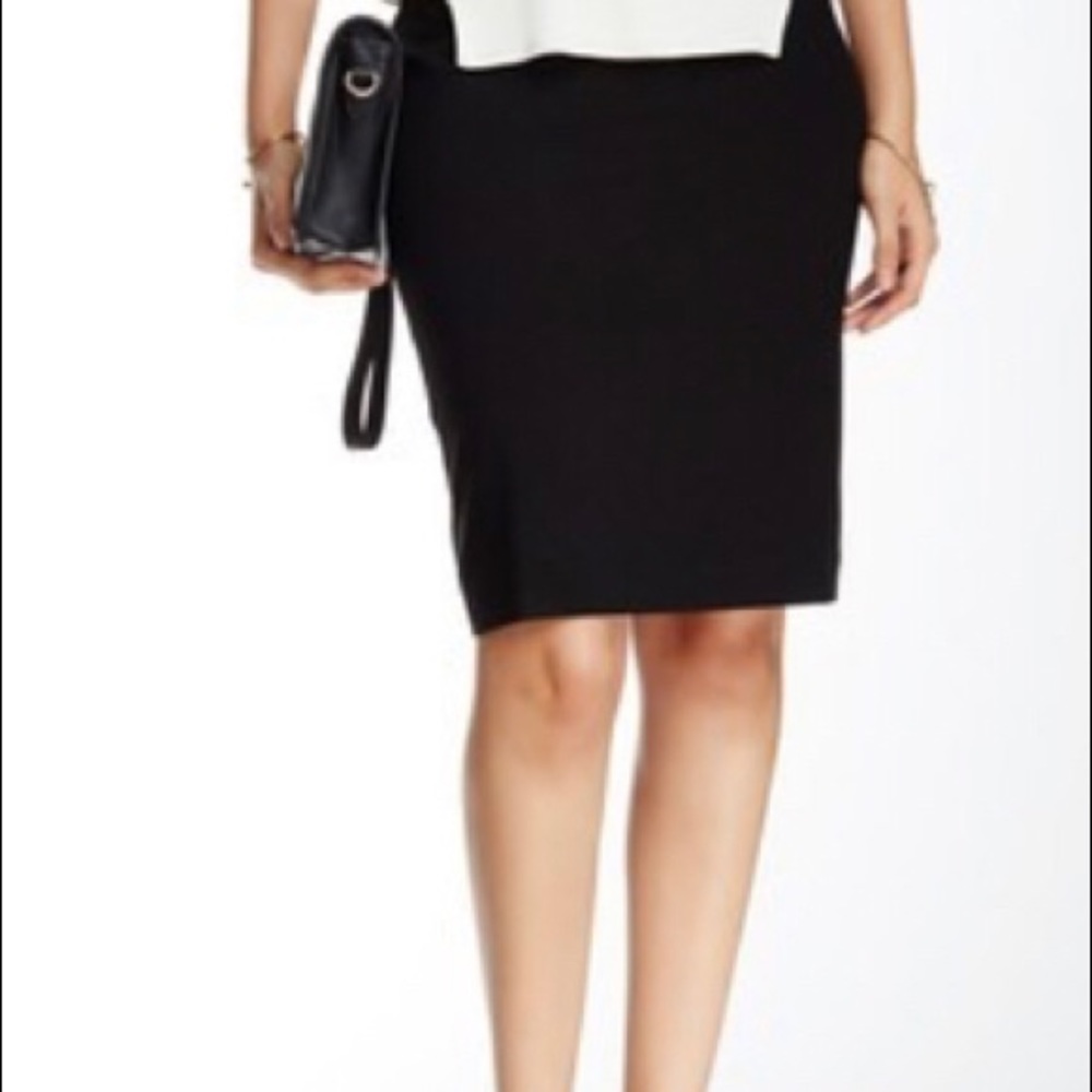 Classic Black Pencil Skirt